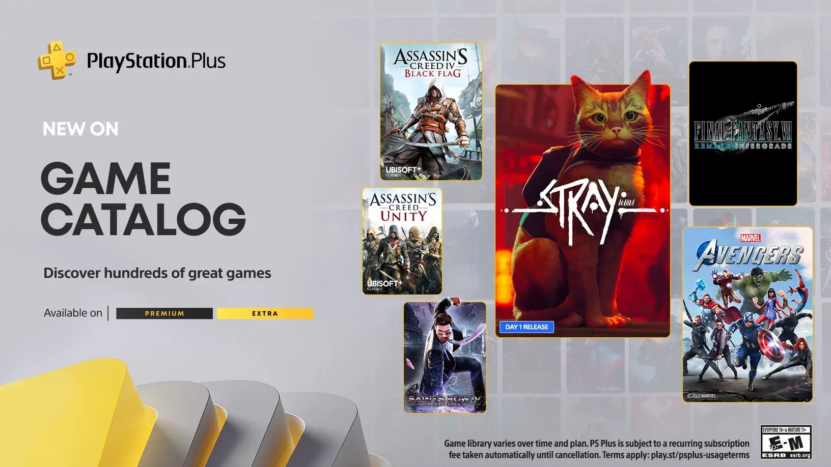 PlayStation Plus Game Catalog lineup July 2022